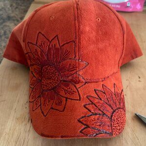 Burned Design Baseball Cap